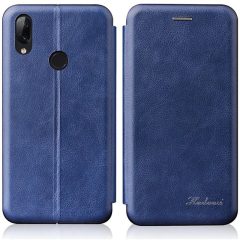   Apple iPhone 15 Plus, Puzdro s bočným otváraním, stojan, Wooze Protect And Dress Book, modré