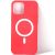 Apple iPhone 15 Plus, Silikónové puzdro s magnetickým krúžkom, kompatibilné s nabíjačkou MagSafe, Wooze Magsafe Case, ružové