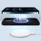 Apple iPhone 15 Pro Max, Silikónové puzdro s magnetickým krúžkom, kompatibilné s nabíjačkou MagSafe, Wooze Magsafe Case, modré