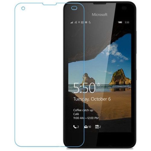 Microsoft Lumia 550, Ochranná fólia na displej, Fólia odolná proti nárazu, Tvrdené sklo, Číra