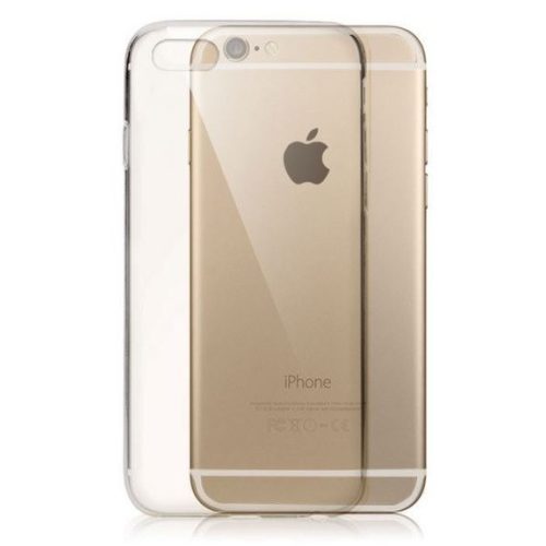 Apple iPhone 6 / 6S, silikónové puzdro TPU, priehľadné