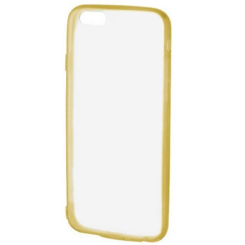 Apple iPhone 6 Plus / 6S Plus, plastový zadný kryt + silikónové ochranné puzdro, obrys, zlatá