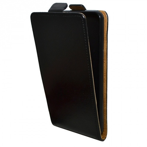 Huawei Nova 2 Plus, zasúvacie kožené puzdro Forcell, Slim Flexi, otváranie smerom nahor - zasúvacie, čierne