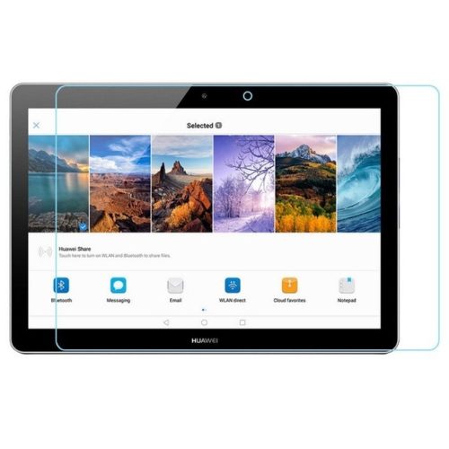 Huawei Mediapad T3 10.0, ochranná fólia displeja, nárazuvzdorná fólia, tvrdené sklo, číra