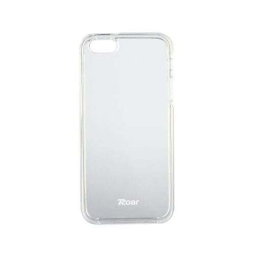 Apple iPhone 5 / 5S / SE, TPU silikónové puzdro, Jelly Case, Roar, priehľadné