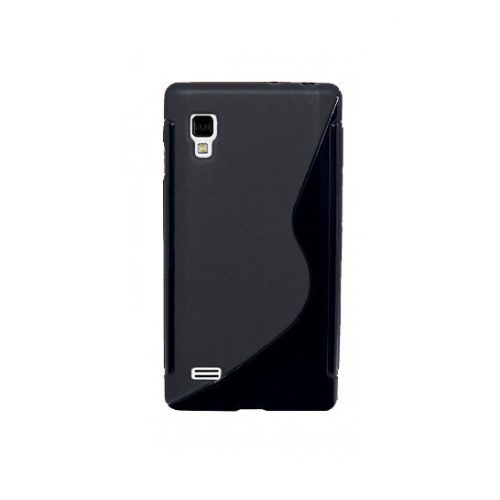 LG Optimus L9 II D605, silikónové puzdro TPU, S-Line, čierne