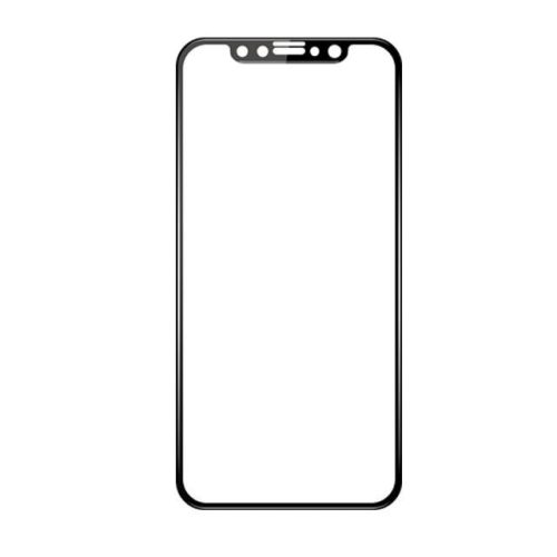 Apple iPhone X / XS / 11 Pro, Ochranná fólia displeja, Fólia odolná proti nárazu (aj na zakrivenej strane!), Tvrdené sklo, 3D Full Cover, čierna