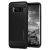 Samsung Galaxy S8 SM-G950, silikónové puzdro TPU, Spigen Rugged Armor, uhlíkový vzor, čierne