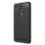 Huawei Honor 7X, silikónové puzdro TPU, stredne odolné proti nárazu, brúsené, karbónový vzor, čierne
