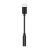Adaptér, USB Type-C - prevodník 3,5 mm jack, čierny (v balení)