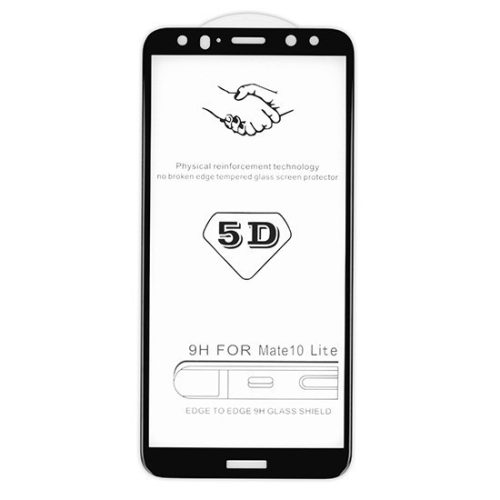Samsung Galaxy S9 SM-G960, ochranná fólia displeja, odolná proti nárazom (aj pre zakrivenú časť!), tvrdené sklo, čierna