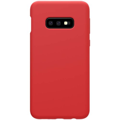 Samsung Galaxy S10e SM-G970, TPU silikónové puzdro, pogumované, Nillkin Flex Pure, červené