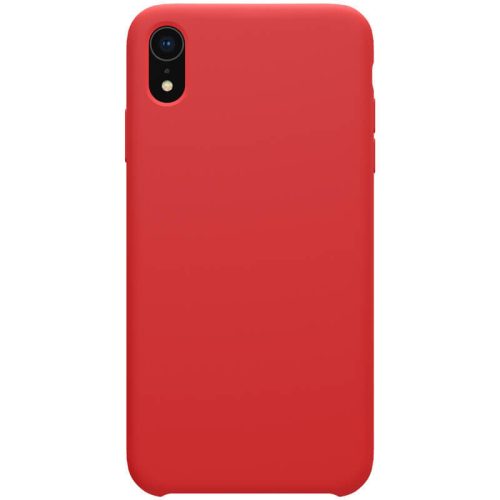 Apple iPhone XR, TPU silikónové puzdro, pogumované, Nillkin Flex Pure, červené