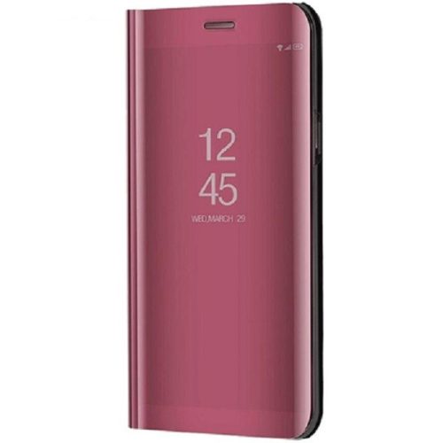 Huawei P20 Lite (2019), bočné otváracie puzdro s indikátorom hovoru, kryt Smart View Cover, červenozlatý (náhradný trh)