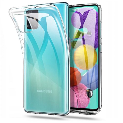 Samsung Galaxy A51 SM-A515F, silikónové puzdro, priehľadné