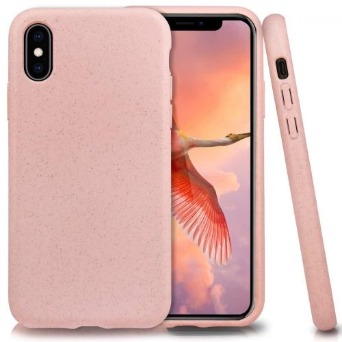 Apple iPhone 7 / 8 / SE (2020) / SE (2022), puzdro z bioplastu, ekologické, Wooze Bio, ružové