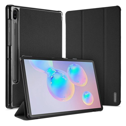 Samsung Galaxy Tab S6 10,5 SM-T860 / T865, puzdro s priečinkom, Trifold, Dux Ducis Domo, čierne