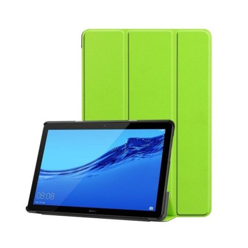 Samsung Galaxy Tab S6 Lite 10.4 / Tab S6 Lite 10.4 (2022) SM-P610 / P615 / P613 / P619, puzdro s priehradkou, Trifold, zelená