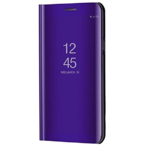 Xiaomi Redmi 9A / 9AT / 9i, Bočné otváracie puzdro s indikátorom hovoru, Smart View Cover, fialové (náhradný trh)