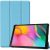 Samsung Galaxy Tab A7 10.4 (2020) SM-T500 / T505, puzdro s priečinkom, Trifold, svetlo modré