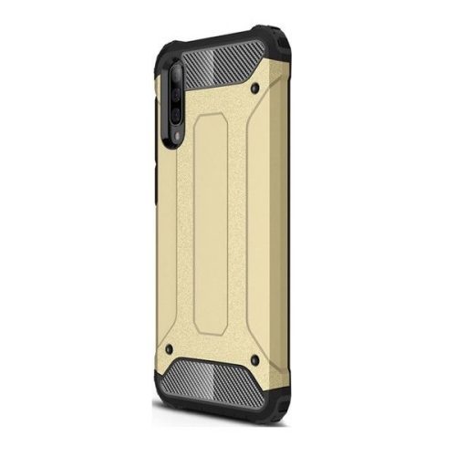 Apple iPhone 12 Pro Max, Plastový zadný kryt, Defender, kovový efekt, zlatý