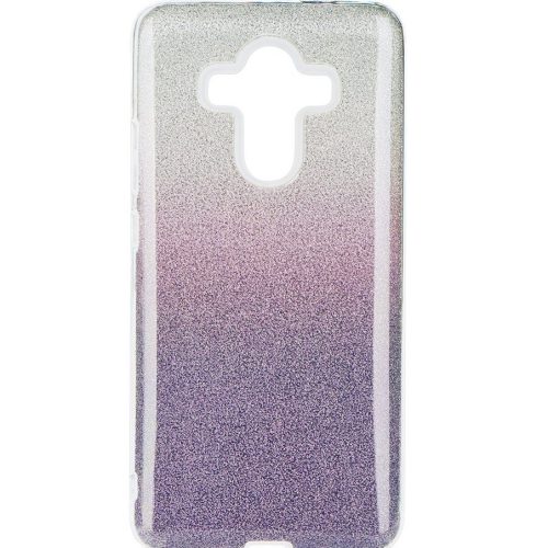 Apple iPhone 12 Pro Max, silikónové puzdro, lesklé, Forcell Shining, fialová/strieborná