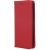 Apple iPhone 12 / 12 Pro, puzdro s bočným otváraním, puzdro z pravej kože, stojan, Smart Pro, červené