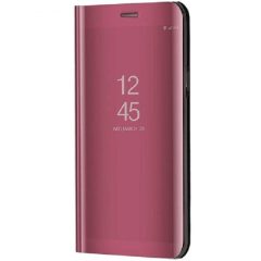   Samsung Galaxy A42 5G / M42 5G SM-A426B / M426B, bočné otváracie puzdro s indikátorom hovoru, kryt Smart View, červenozlatý (náhradný trh)
