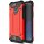 Huawei Mate 40, Plastový zadný kryt, Defender, metalický efekt, červený