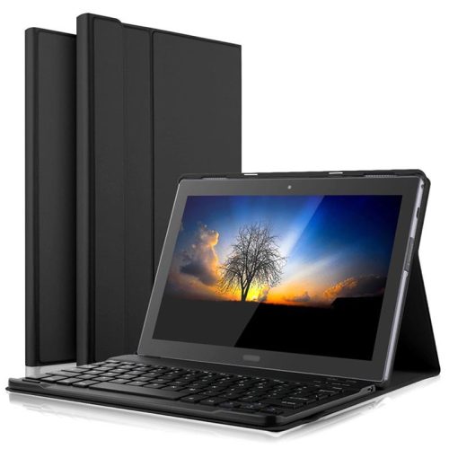Huawei MatePad T10 (9.7) / T10s (10.1), puzdro s Bluetooth klávesnicou, čierne