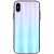 Samsung Galaxy A42 5G / M42 5G SM-A426B / M426B, silikónový ochranný kryt, zadný kryt z tvrdeného skla, Aurora Glass, modrá/ružová