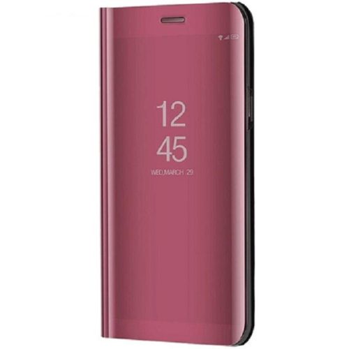 Samsung Galaxy S21 5G SM-G991, bočné otváracie puzdro s indikátorom hovoru, kryt Smart View Cover, červenozlatý (náhradný trh)