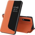 Huawei P30, bočné otváracie puzdro, stojan s indikátorom hovoru, Wooze FashionBook, žltá