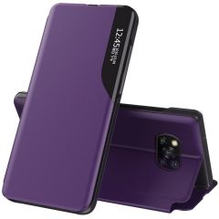   Samsung Galaxy A11 / M11 SM-A115F / M115F, Bočné otváracie puzdro, stojan s indikátorom volania, Wooze FashionBook, fialová