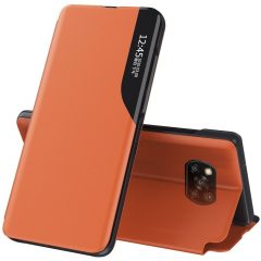   Xiaomi Redmi 9A / 9AT / 9i, puzdro s bočným otváraním, stojan s indikátorom hovoru, Wooze FashionBook, žltá