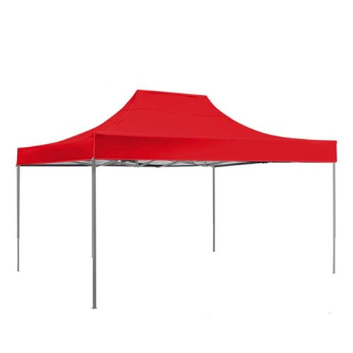 Záhradný altánok Premium, skladací 3x4,5 m, červený