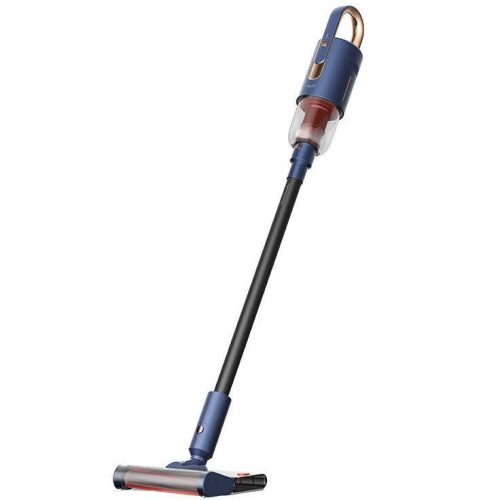 Stojaci stojanový vysávač, bezdrôtový, na mokré a suché čistenie, s ručným vysávačom, 220 W, Deerma V20 Pro, čierna/modrá