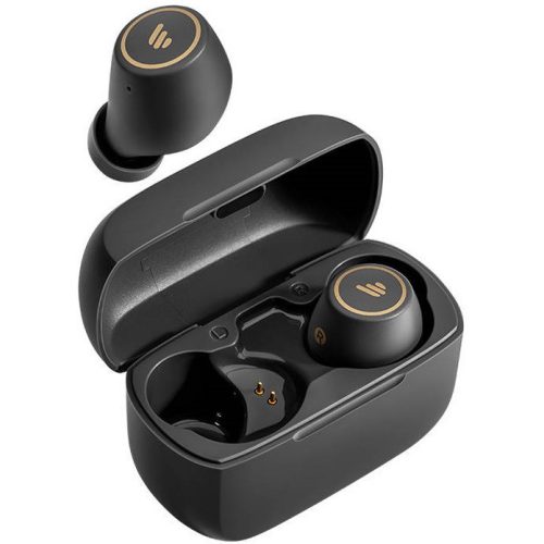 Bluetooth stereo slúchadlá, v5.2, TWS, nabíjací dok, dotykové ovládanie, potláčanie šumu, vodotesné, odporúčané pre hráčov, Edifier TWS1 Pro, tmavo sivé