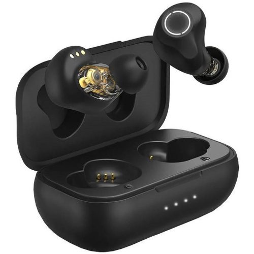 Bluetooth stereo slúchadlá, v5.2, TWS, nabíjací dok, dotykové ovládanie, potláčanie šumu, vodotesné, odporúčané pre hráčov, BlitzWolf BW-FYE13, čierne