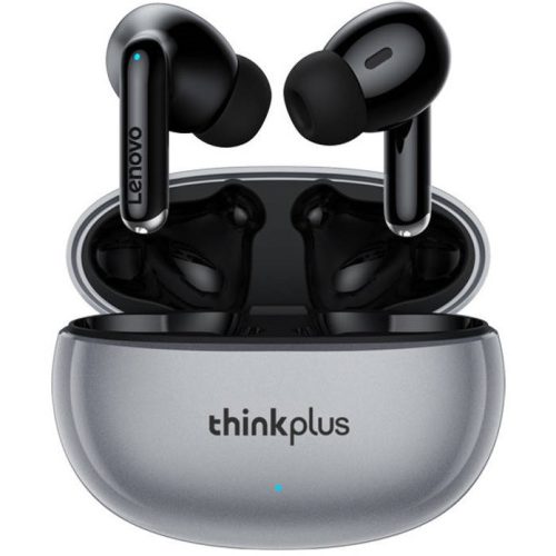 Bluetooth stereo slúchadlá, v5.3, TWS, nabíjací port, dotykové ovládanie, potlačenie šumu, vodotesné, odporúčané pre hráčov, Lenovo ThinkPlus XT88, čierna/strieborná, z výroby