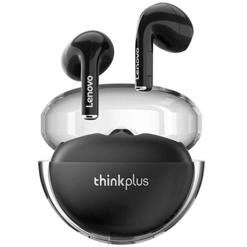 Stereofónne slúchadlá Bluetooth, v5.3, TWS, nabíjací dok, dotykové ovládanie, potlačenie hluku, Lenovo ThinkPlus LP80 Pro, čierna, továrenské
