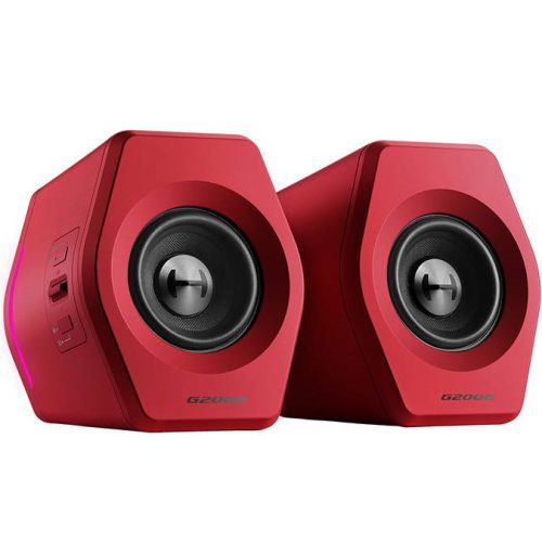 Sada reproduktorov, 2.0, 2 x 8 W, Bluetooth, zásuvka USB, 3,5 mm, Edifier HECATE G2000, červená