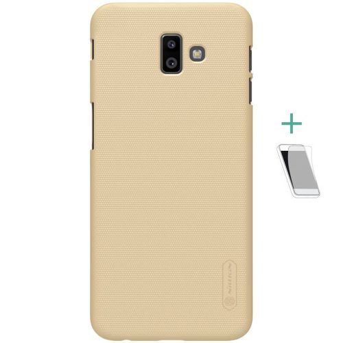 Samsung Galaxy J6 Plus (2018) SM-J610F, Plastový zadný kryt, Nillkin Super Frosted, zlatá farba