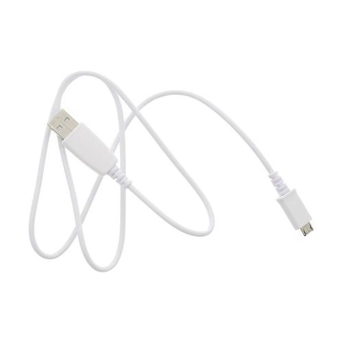 Dátový kábel Micro USB, 80 cm, Samsung, biely, továrenský, ECB-DU28WE