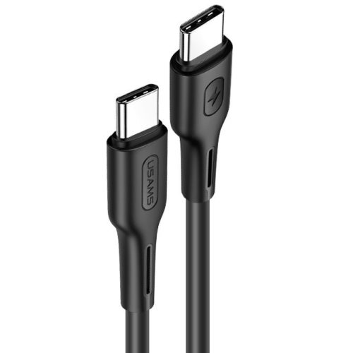 Nabíjací a dátový kábel USB Type-C, USB Type-C, 120 cm, 5000 mA, rýchle nabíjanie, Usams U43, čierny, US-SJ459