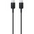 Nabíjací a dátový kábel USB Type-C, USB Type-C, 100 cm, rýchle nabíjanie, Samsung, čierny, továrenský,