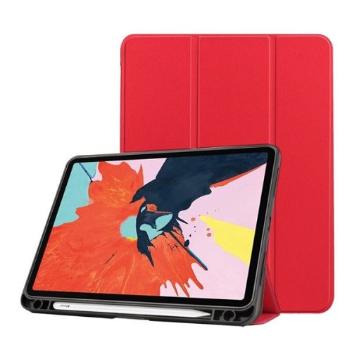 Apple iPad Air (2020 / 2022) / iPad Air 11 (2024), puzdro s držiakom Apple Pencil, Smart Case, červené