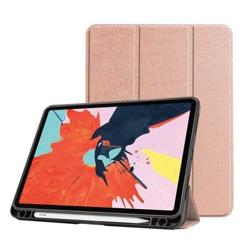 Apple iPad Air (2020 / 2022) / iPad Air 11 (2024), Puzdro s držiakom na ceruzku Apple Pencil, Smart Case, červenozlaté