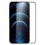 Apple iPhone 12 Pro Max, Ochranná fólia na displej, Fólia odolná voči nárazom (aj na zakrivenú časť!), Tvrdené sklo, Celoplošné lepidlo, Matné, Nillkin, Mlhové zrkadlo, čierna