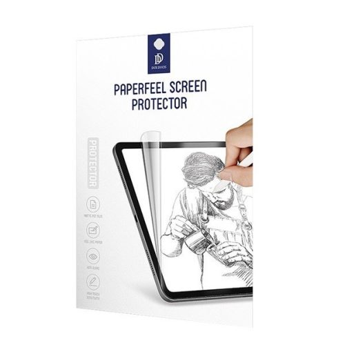 Apple iPad Pro 12.9 (2018 / 2020 / 2021 / 2022), ochranná fólia obrazovky, matná, Dux Ducis Paperfeel, číra Premium